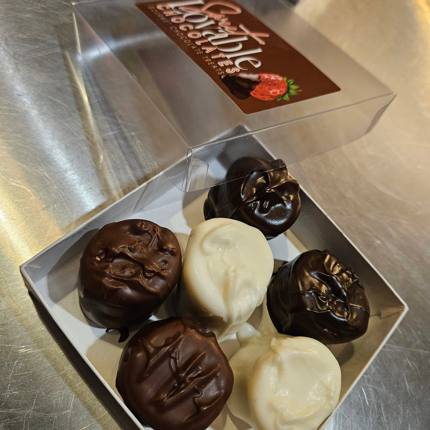 Gourmet Milk, Dark, and White Chocolate Covered Marshmallows