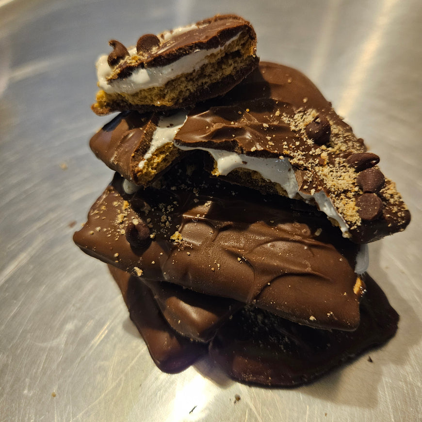 S'mores Chocolate Covered Graham Crackers