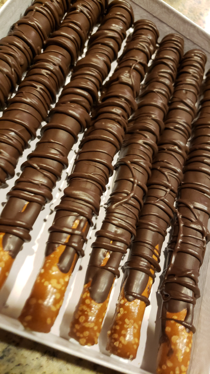 Gourmet Dark Chocolate Covered Pretzels