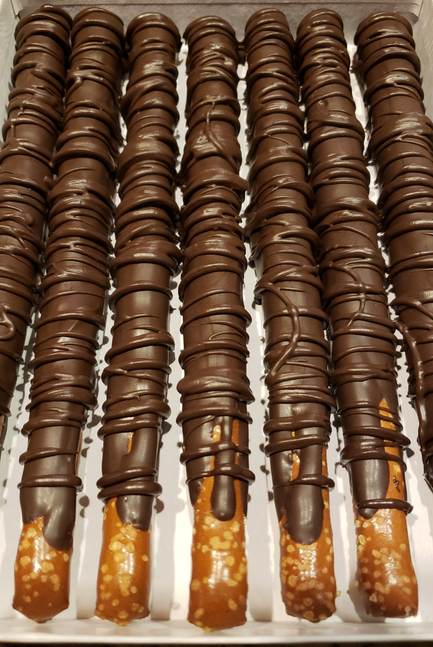 Gourmet Dark Chocolate Covered Pretzels