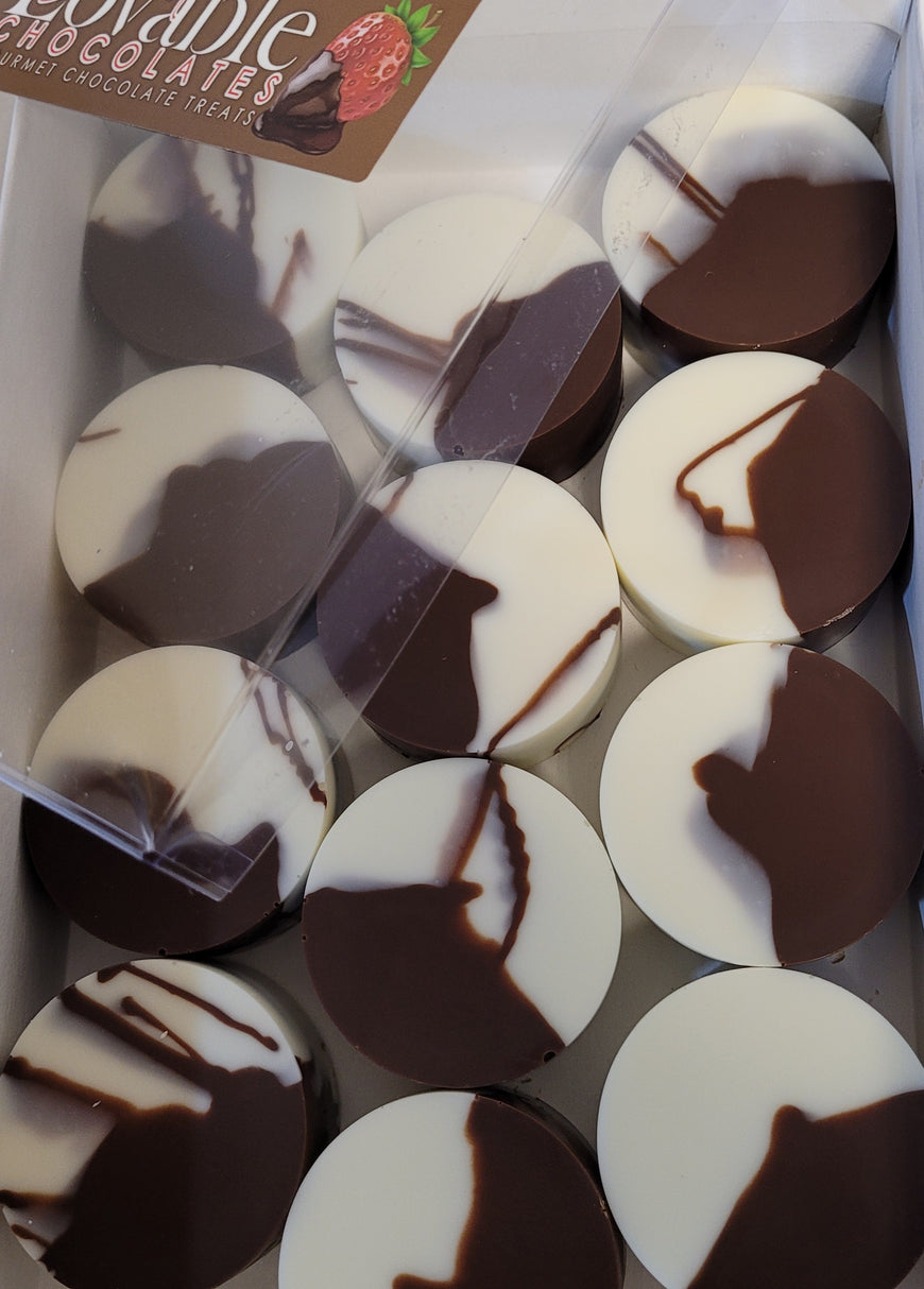 Gourmet Milk and White Chocolate Covered OREOS